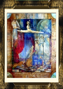 Peinture à l'huile sur toile et bois réalisée par Patrick Sassier